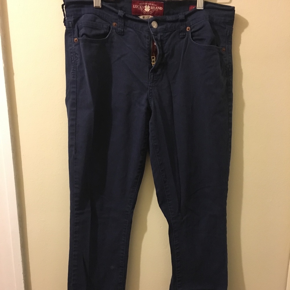 Lucky Brand navy skinny jeans